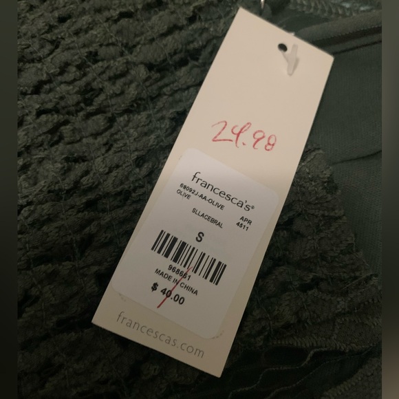 Francesca’s Elegant Lace Tank - Picture 4 of 5